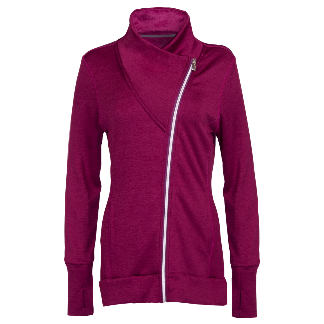 Minx Asymmetrical Zip Jacket Snow Angel