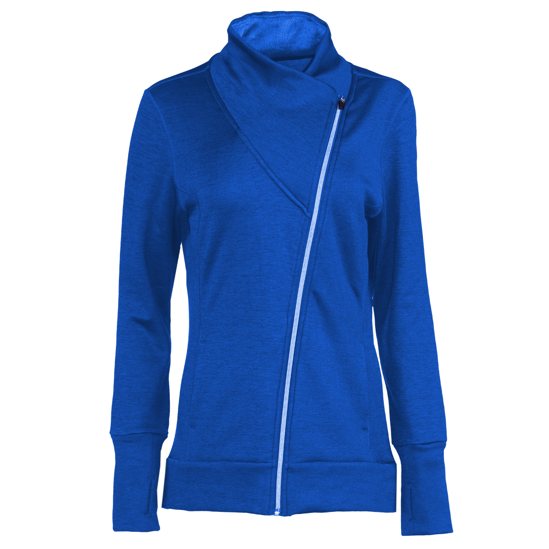 Women's asymmetrical zip jacket outlet